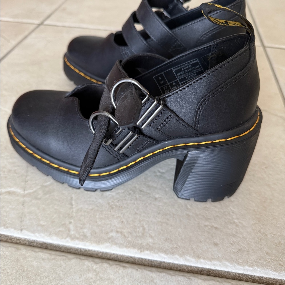 Dr. Martens Eviee Sendal Leather Heeled Shoes